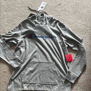 Champion Heather Gray Pullover Hoodie